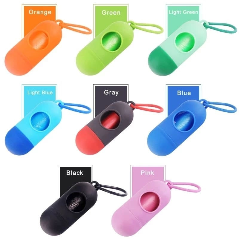 Portable Disposable Baby Diaper Bags Dispenser with Clip | Pet Waste & Baby Diaper Storage Bag Holder