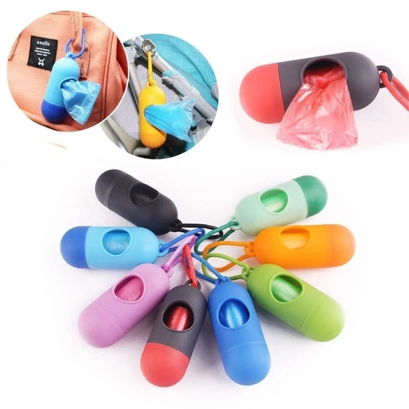 Portable Disposable Baby Diaper Bags Dispenser with Clip | Pet Waste & Baby Diaper Storage Bag Holder