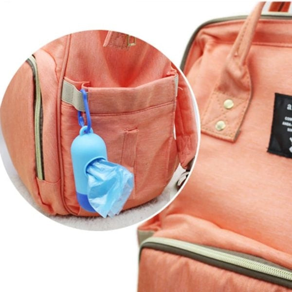 Portable Disposable Baby Diaper Bags Dispenser with Clip | Pet Waste & Baby Diaper Storage Bag Holder