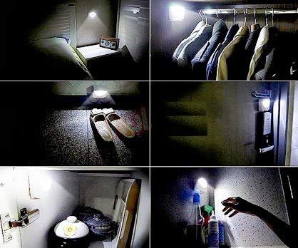 Wireless Motion Sensor LED Night Light | Battery Operated Wall Light for Stairs, Hallway & Bedroom