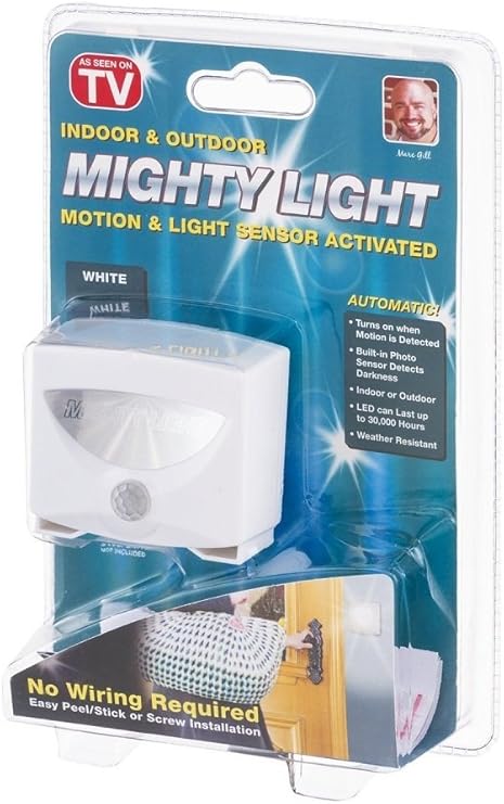 Wireless Motion Sensor LED Night Light | Battery Operated Wall Light for Stairs, Hallway & Bedroom