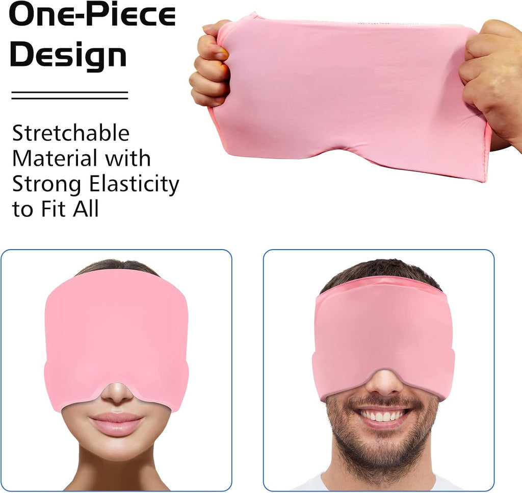 3D Sleep Eye Mask for Migraine Relief | Soft Cooling Eye Cover for Headache, Stress & Better Sleep