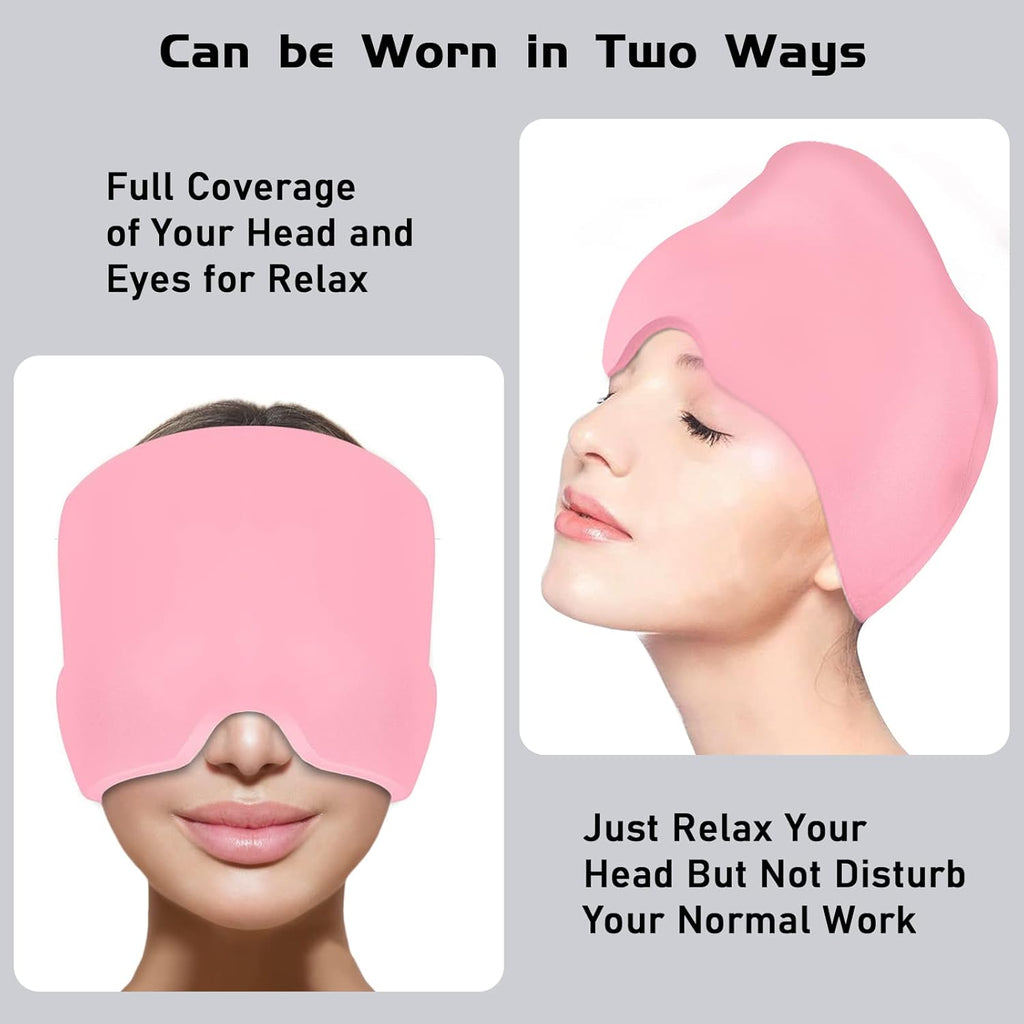3D Sleep Eye Mask for Migraine Relief | Soft Cooling Eye Cover for Headache, Stress & Better Sleep