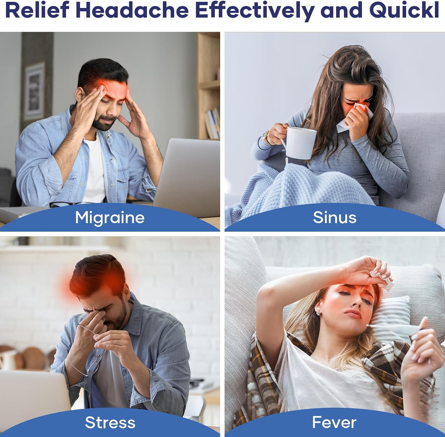 3D Sleep Eye Mask for Migraine Relief | Soft Cooling Eye Cover for Headache, Stress & Better Sleep