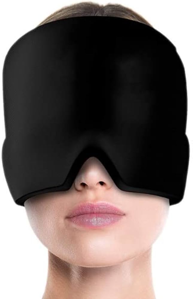 3D Sleep Eye Mask for Migraine Relief | Soft Cooling Eye Cover for Headache, Stress & Better Sleep