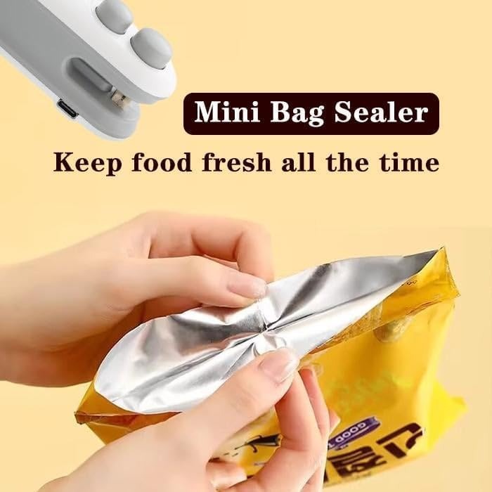 Mini Portable Bag Sealer Machine | Handheld Heat Sealing Device for Food Storage Bags