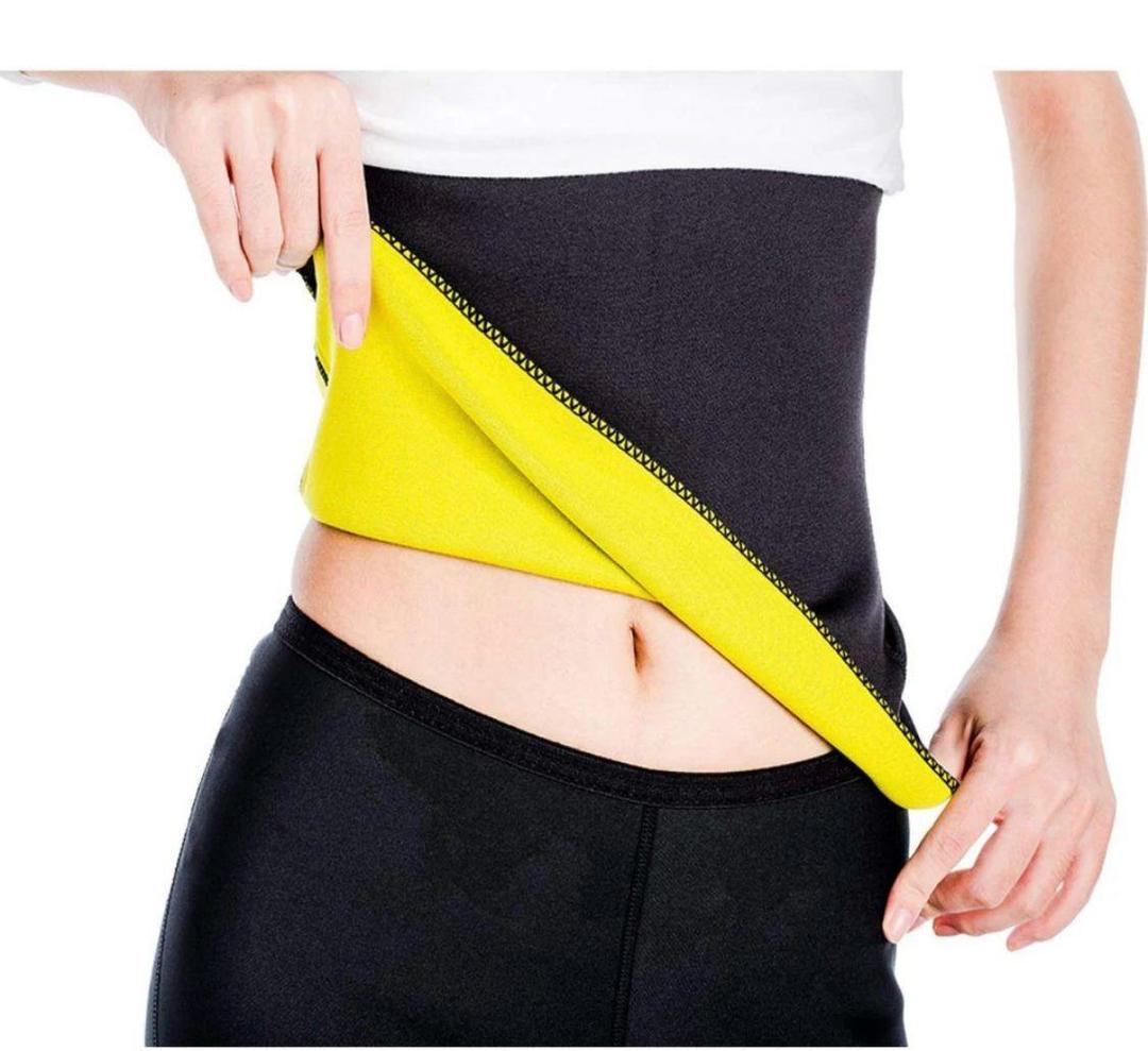 Slim Hot Neoprene Waist Trimmer Belt for Men & Women | Sweat Belt for Weight Loss & Tummy Control