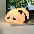 Cute Panda LED Night Lamp for Kids & Bedroom | Soft Silicone Rechargeable Sleeping Light