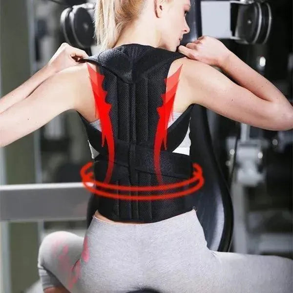 Adjustable Back Posture Corrector Belt for Men & Women | Upper Back & Shoulder Support Brace